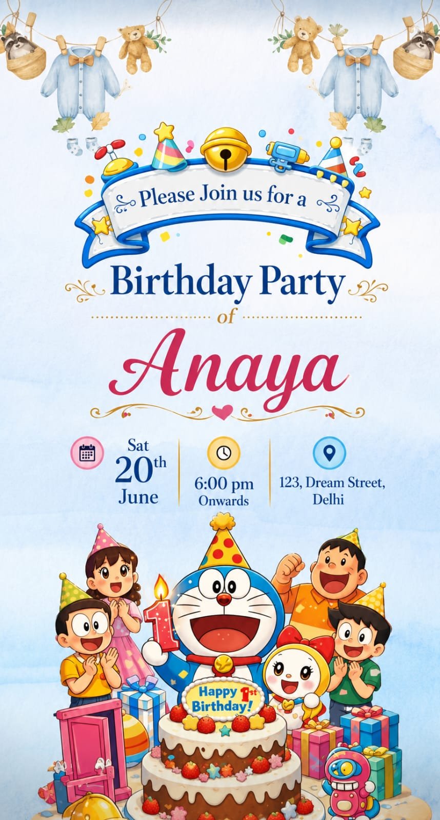 Birthday Invitation Card
